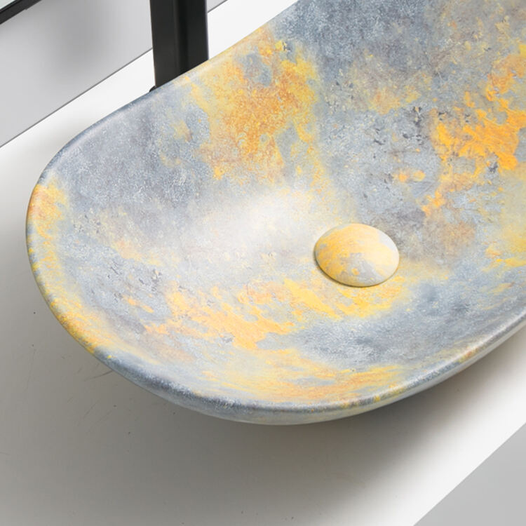 designer wash basin manufacturer colorful bathroom art basin sink for hotel supplier