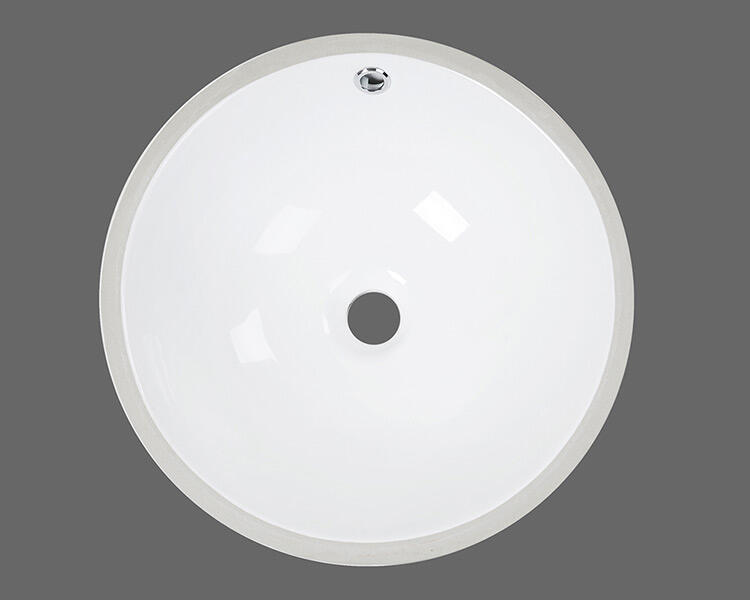 OEM CUPC CE High Quality Bathroom Round Undermount Sink Ceramic Undercounter Basin supplier