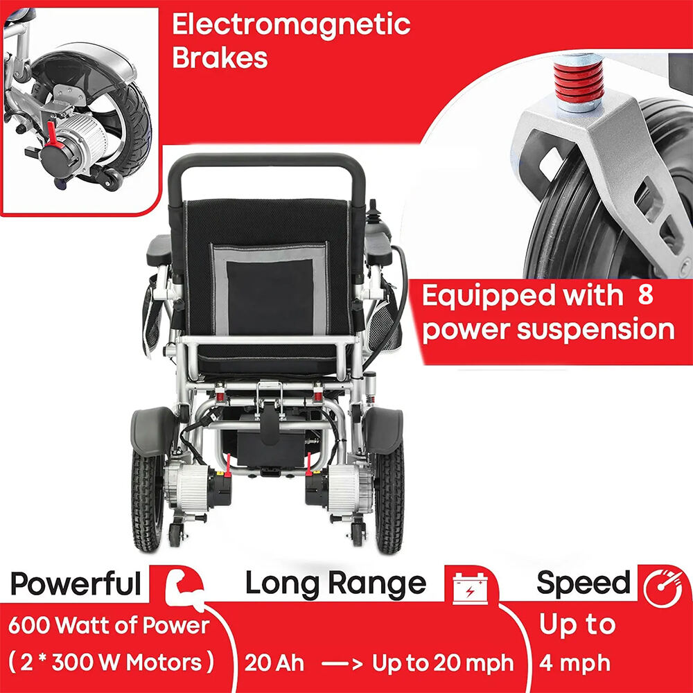 BC-EA8000 600W Powerful Motors Lightweight Motorized Wheelchair
