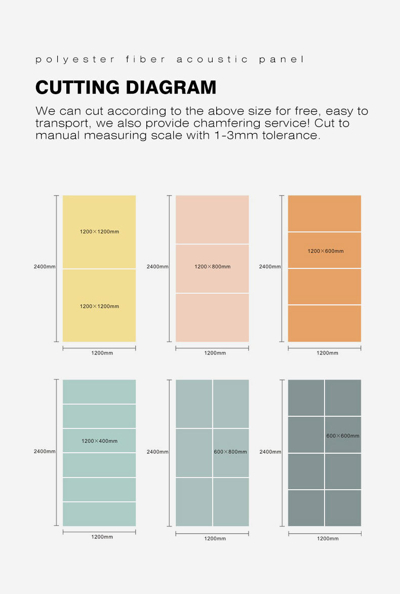 flame retardant sound insulation Soundproofing Material  100% polyester fiber  Acoustic Panel supplier