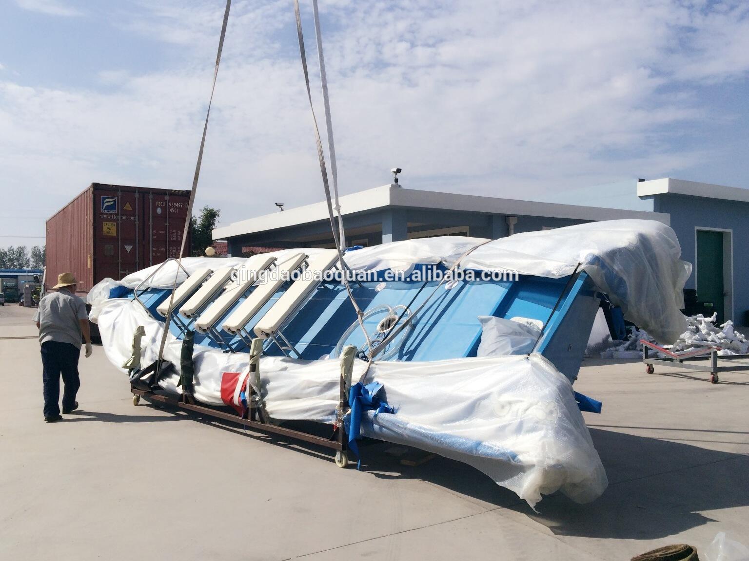 High-end fiberglass hull boat  tube inflatable boat  fishing boats inflatable RIB-340C manufacture