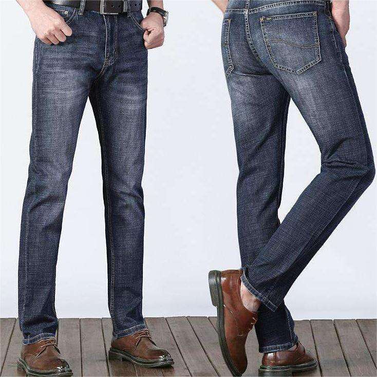 Cowboy Jean Pants Men's Stretch Jeans Slim Fit manufacture