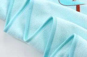 Soft easy dry multicolor household micro fiber towels coral fleece kid bath towel manufacture