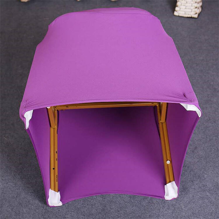 Wholesale red spandex durable thickened quality chair cover