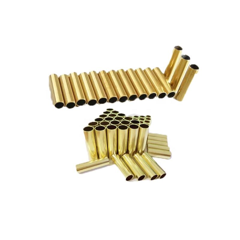 High Quality OEM Sizes Tubes Small Hollow Pipe Polished Brass Tube details