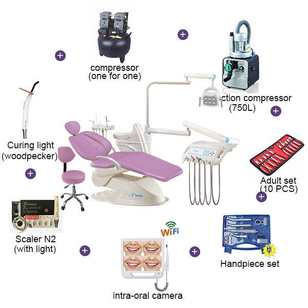 Manufacturer Low Price Dental Chair Hospital Lab Chair Dentist Partner With Memory System Ceramic Spittoon supplier