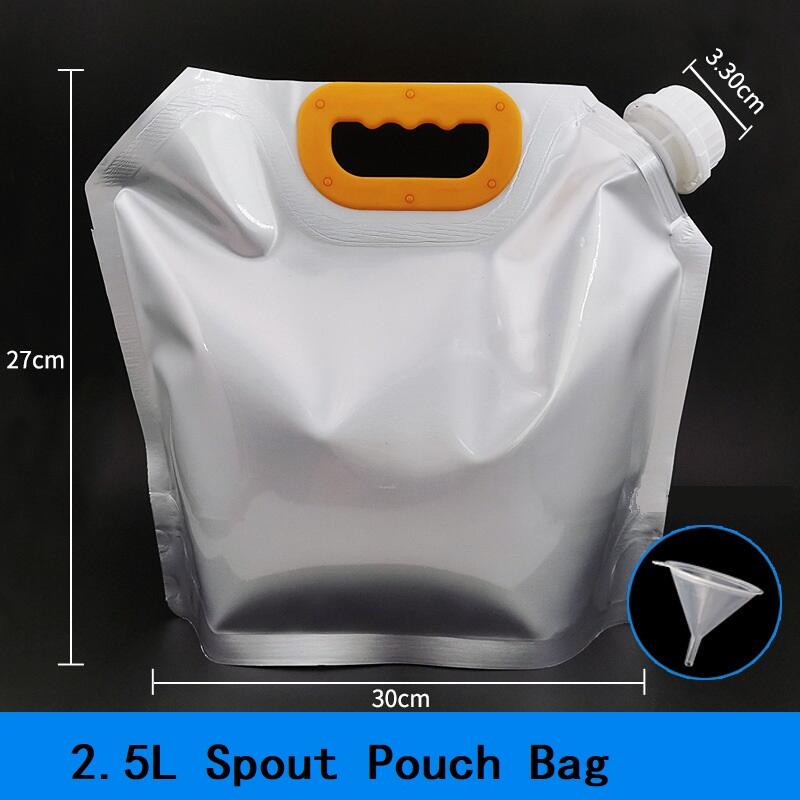 Custom Printing 1.0L-10.0L Liquid Juice Pouch Beer Beverage Plastic Stand Up Bag Aluminum Foil Spout Bag Juice Pouch Bags factory