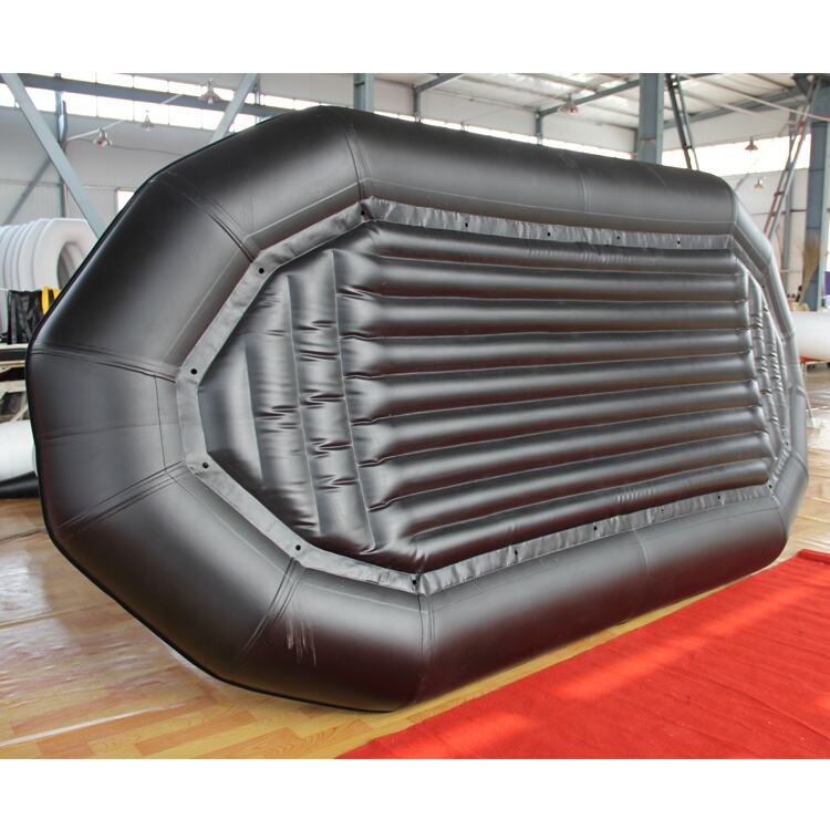 3.8m Whitewater Raft Self Bailing With Bottom Strengthened With Rubbing Plates Rafting Boats manufacture