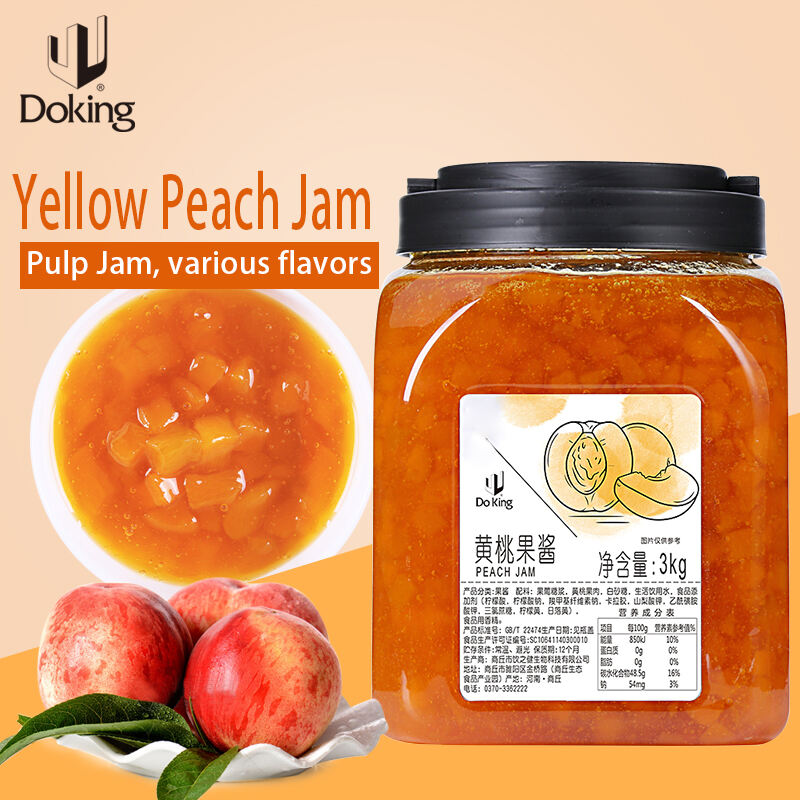 yellow peach jam