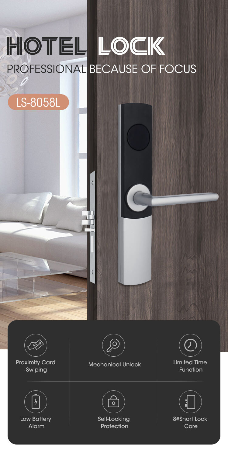 Locstar Room Deadbolt Electronic For Door Hotel Lock manufacture