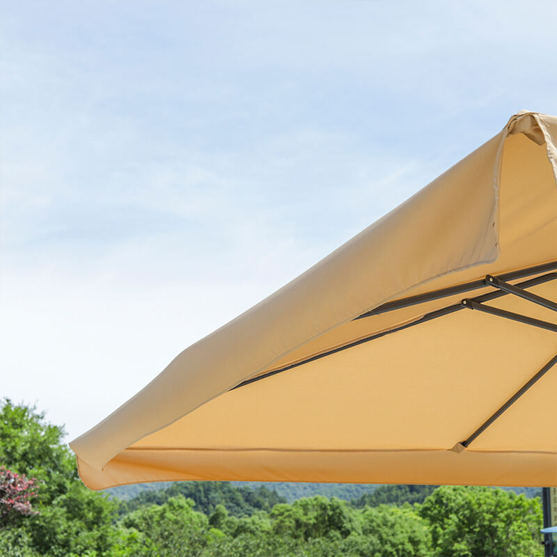 Cheap China Factory Wholesale Big Size Outdoor Parasol Restaurant Parasol Patio Umbrella For Garden Table manufacture