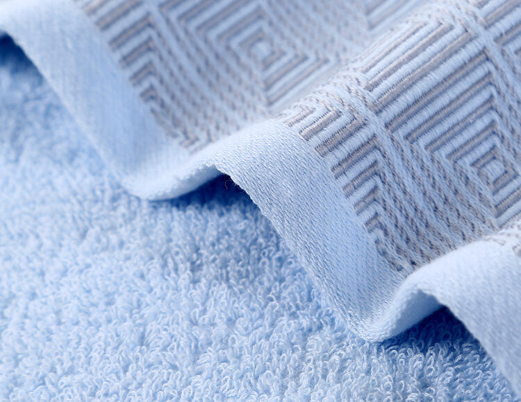 Plain Thick Absorbent Pure Cotton Comfortable face Bath Towels factory