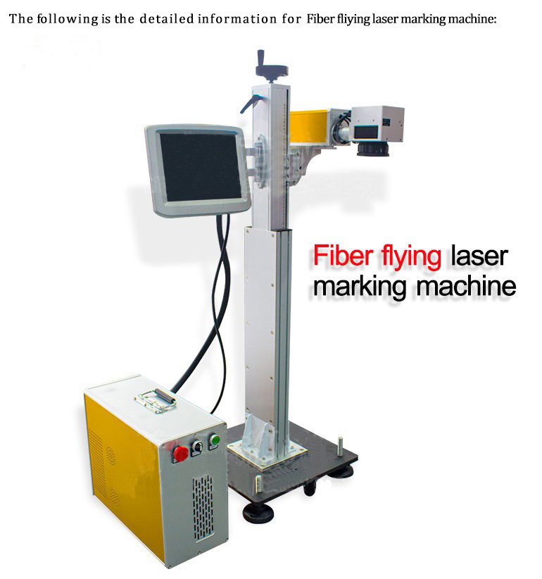 Flying Marking  fiber laser marking equipment MCL  20w 30w 50W Co2 Uv metal alloy car spares  Metal Glass Laser Marking machine details