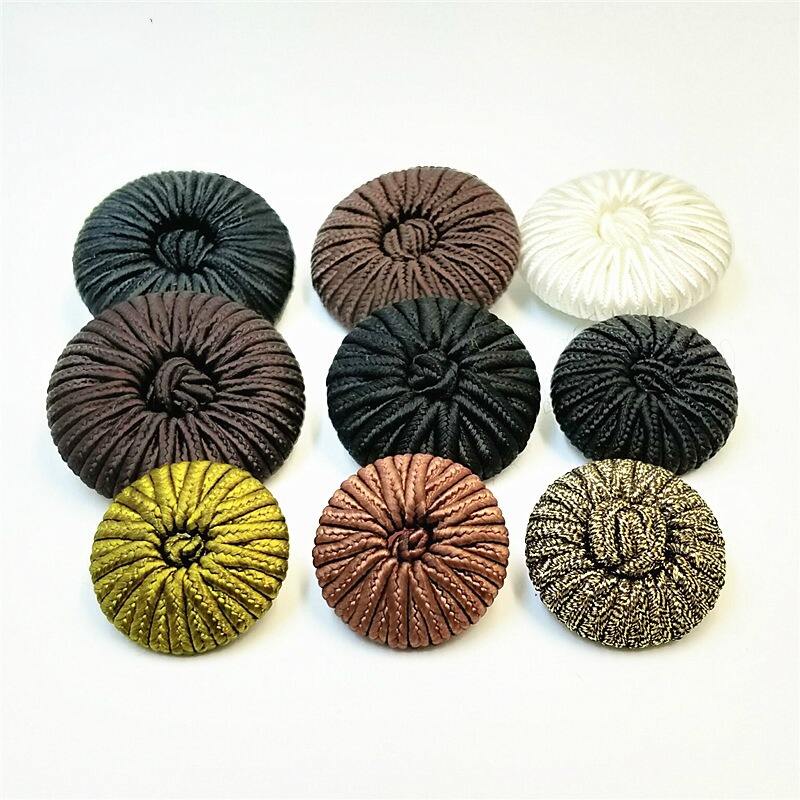 Big size wholesale round sew on fabric cover button