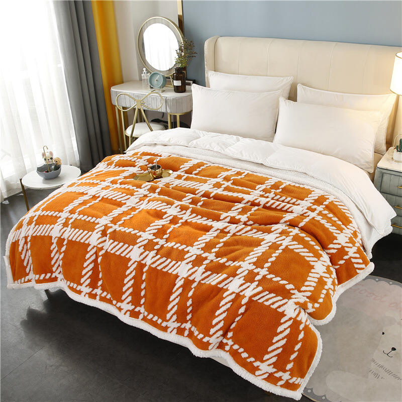 Fleece Blanket Wholesale Luxury for Winter High Quality Polyester Soft Warm for Sofa Bed supplier