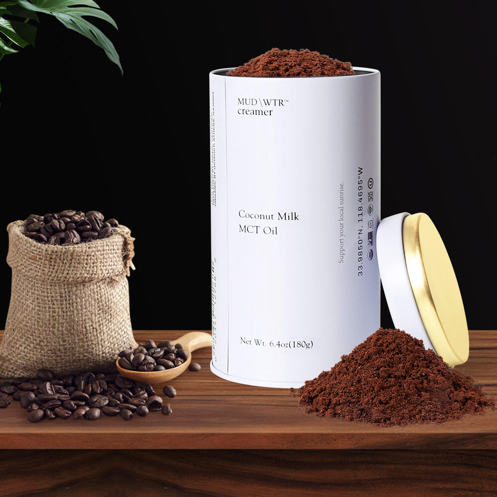 Custom Luxury Metal Empty Packaging Airtight Tea Coffee Ground Storage Round Boxes Small Canned Coffee Bean Tin Cans factory