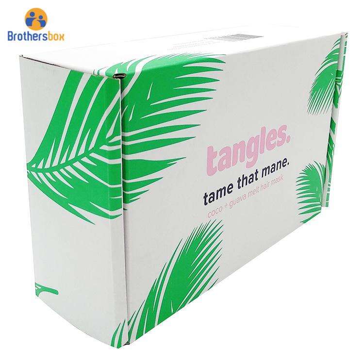 Custom Corrugated Paper Box / Full Color Printed Packaging Mailing Box manufacture