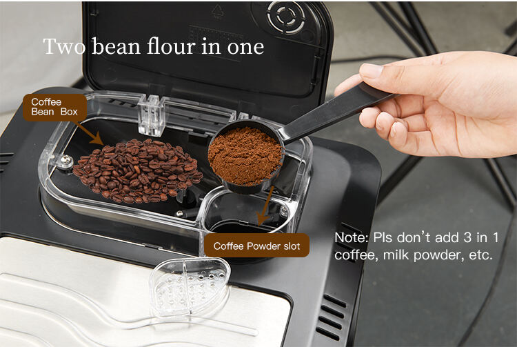 Máy pha cà phê Espresso Pump Bean to Cup Máy pha cà phê Espresso Phong cách Ý Nhà cung cấp văn phòng tại nhà