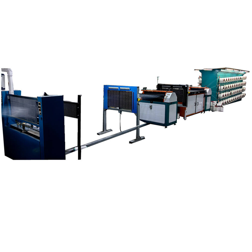 Stable tension system direct warping machine manufacture