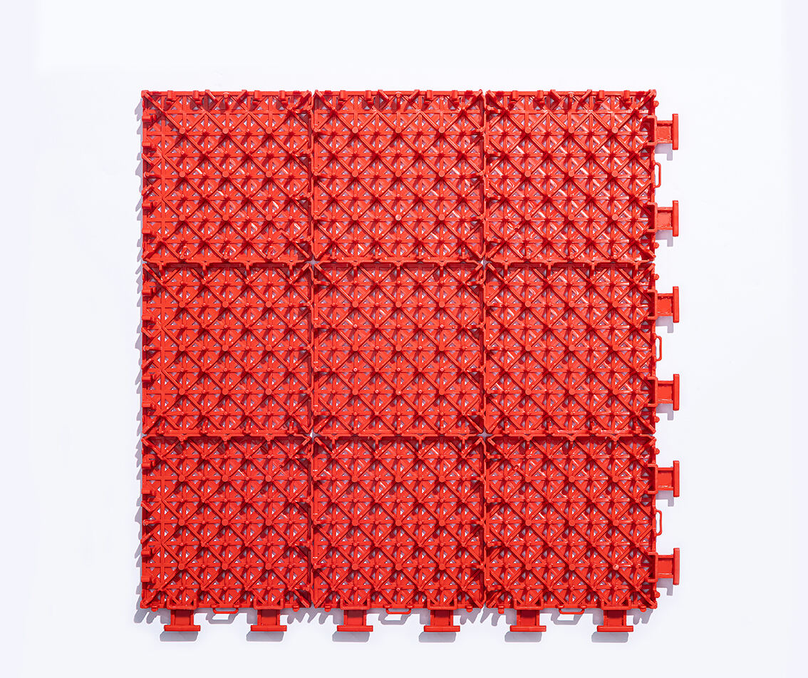 YM High-Performance Uv Resistant Outdoor Polypropylene Plastic Pickelball Court Tiles Interlocking Sports Flooring Suppliers manufacture