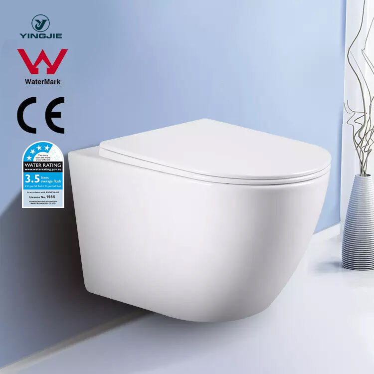 High Quality Watermark CE Toilet ceramic Toilet Wc Sanitary Ware Water Closet Wall Hung Toilet