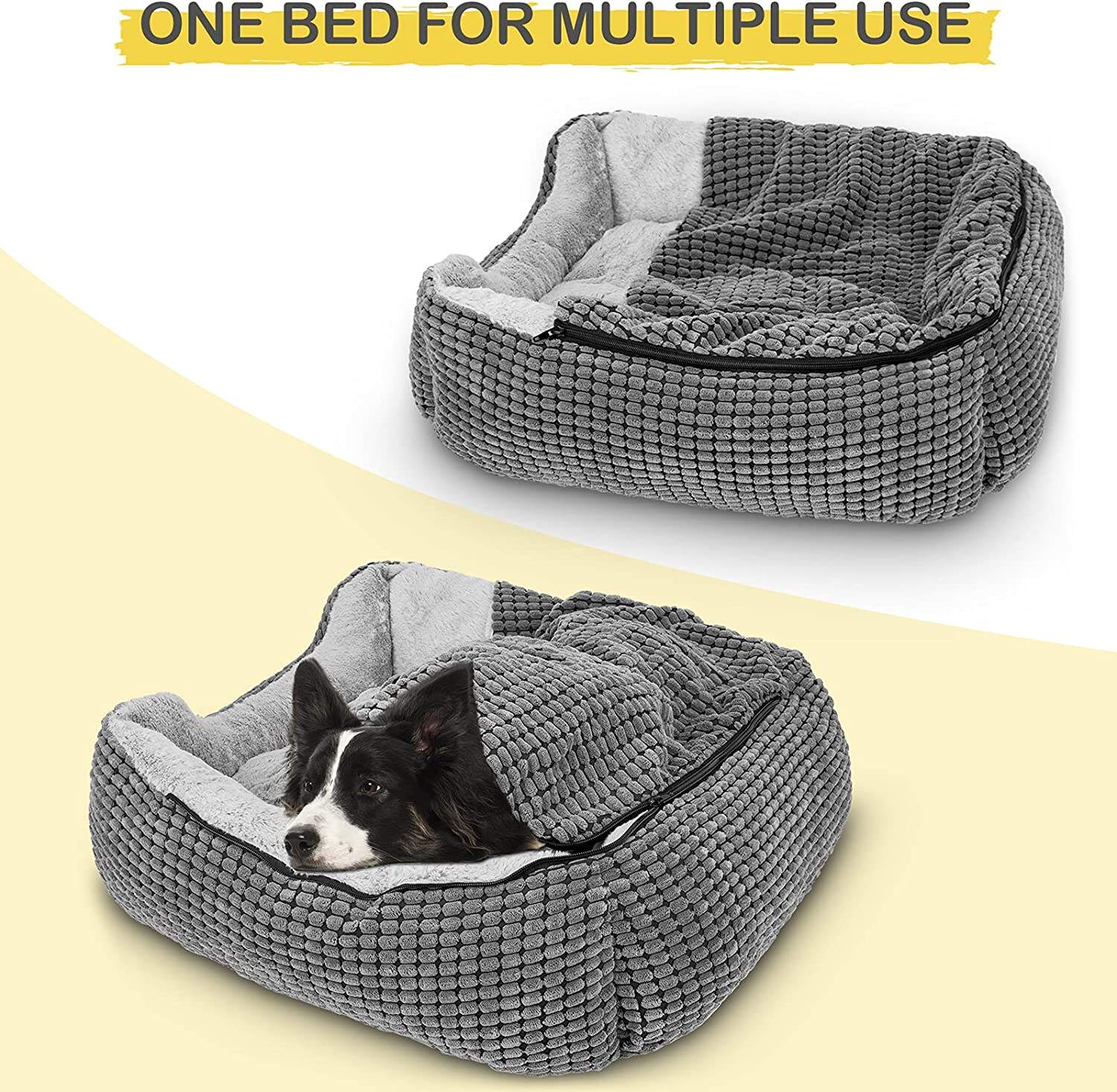 Factory Wholesale Top Quality Comfortable luxury washable Ultra Soft flannel pet bed dog manufacture