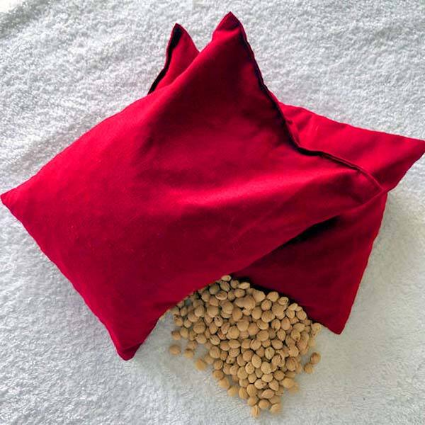 Therapeutic pillow cherry stone pillow for thermotherapy and cryotherapy supplier