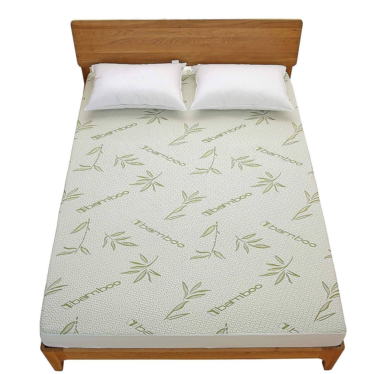 OEM Hypoallergenic Fitted Style All Around Elastic Breathable bamboo waterproof mattress protector