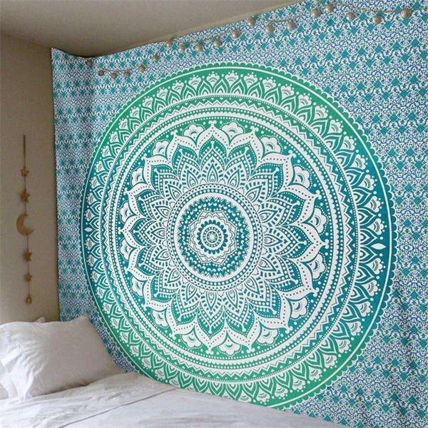 Mandala India Style Tapestry Wall Hangings Cloth Boho Beach Towel Bedroom Decor tapestry factory