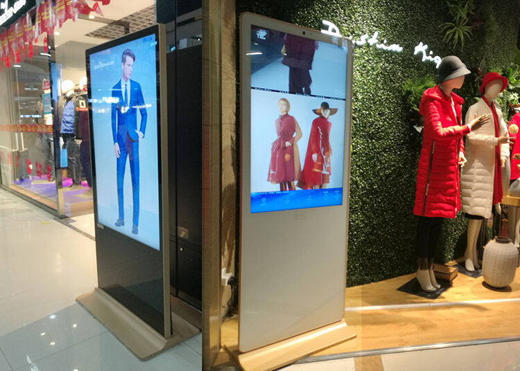 store display shopping cloth advertising information kiosk 