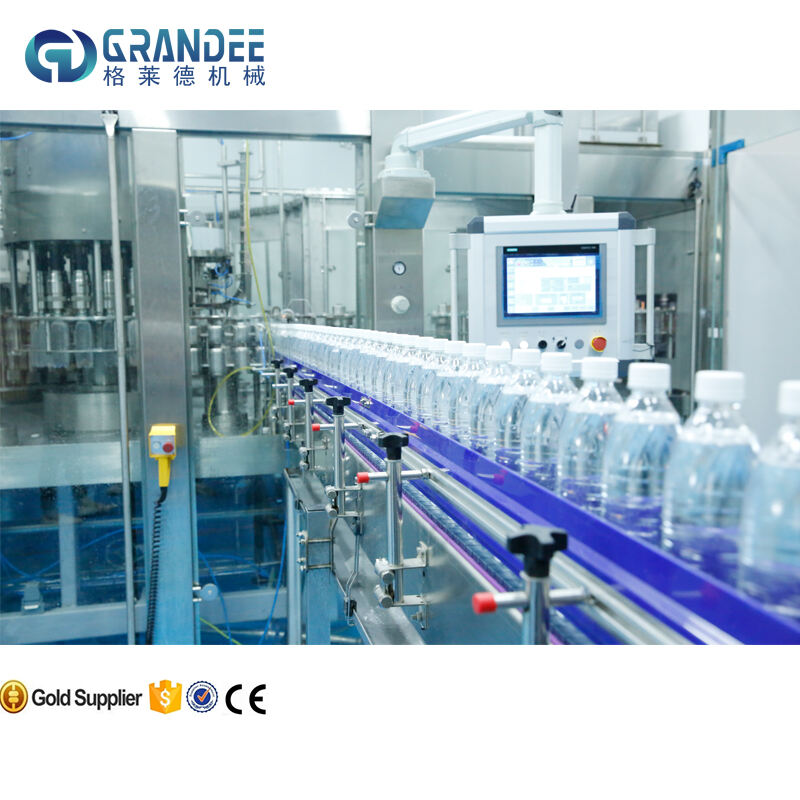 Automatic mineral liquid water filling machine production line for 500ml small plastic bottle supplier