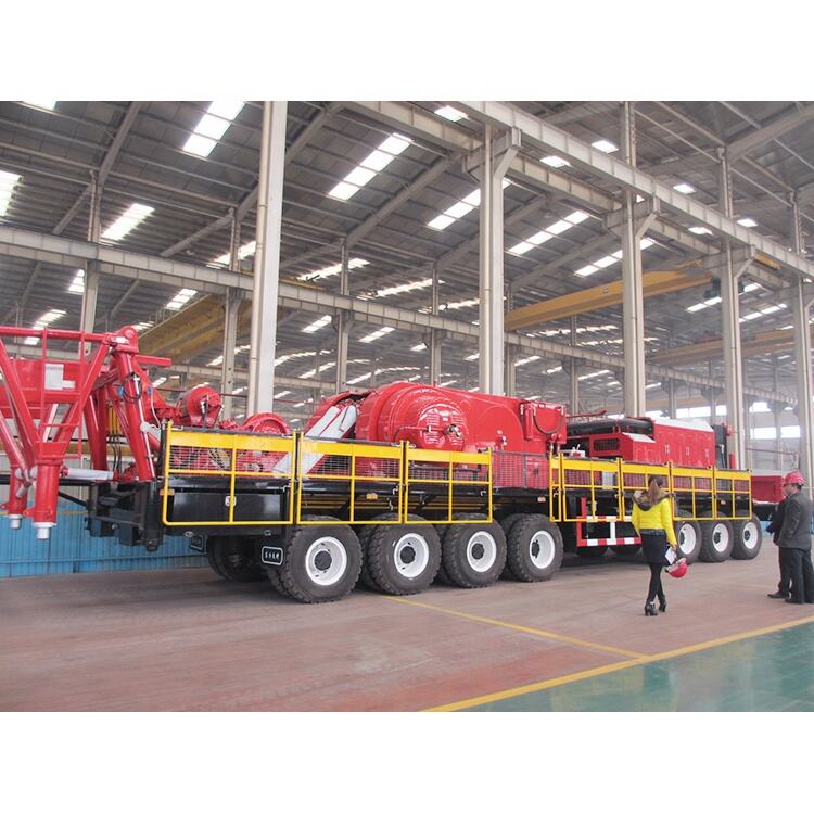 Oilfield Hydraulic 750 hp oil well drilling rigs factory