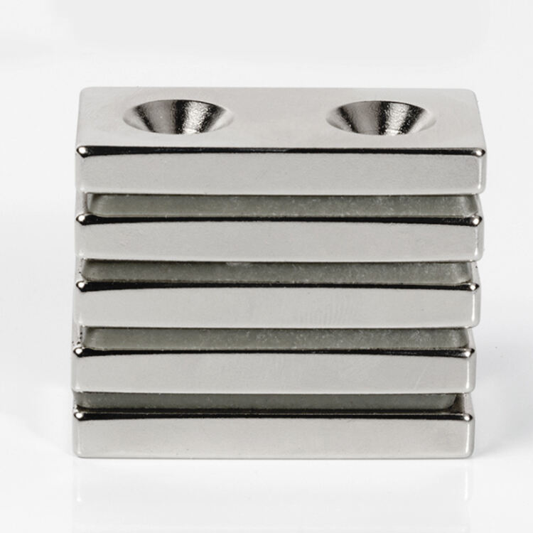 Rectangular Custom Shape Cube Sink Hole Neodymium Magnet supplier