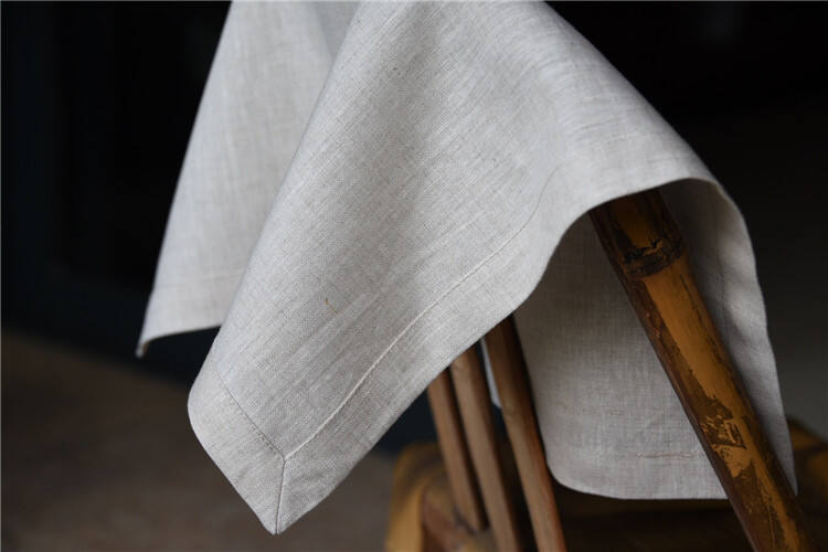 50*50cm 100% linen solid table napkins supplier