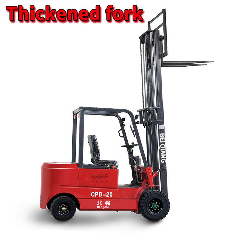 China new style high quality cheap small electric forklift cab lithium 2 t with shifter fork Positioner Triplex Mast Container supplier