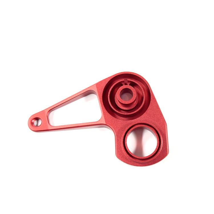 Precision CNC Machined Component with Vibrant Red Oxidation Finish for Enhanced Durability and Aesthetic Appeal supplier