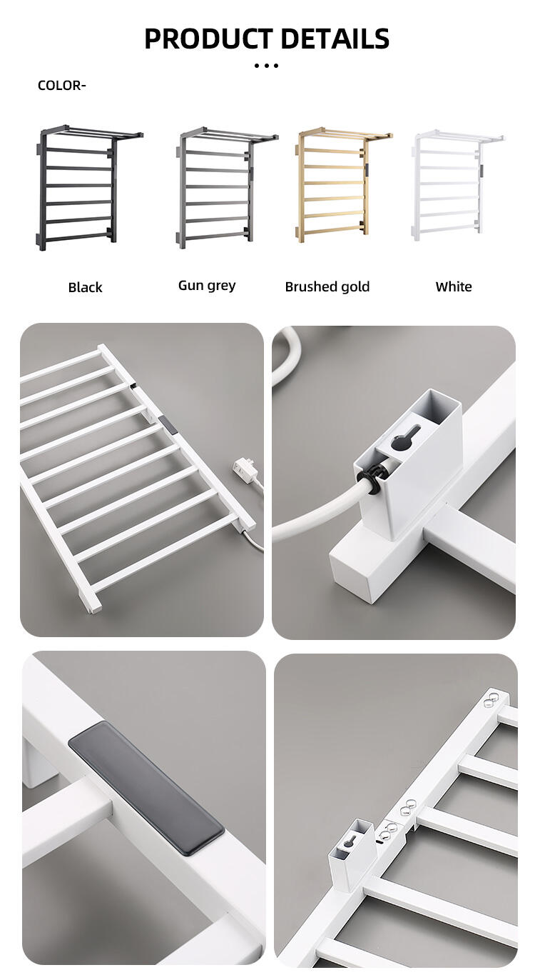 OEM/ODM Factory Bathroom Radiators Heated Towel Warmer Rack electric towel dryer factory