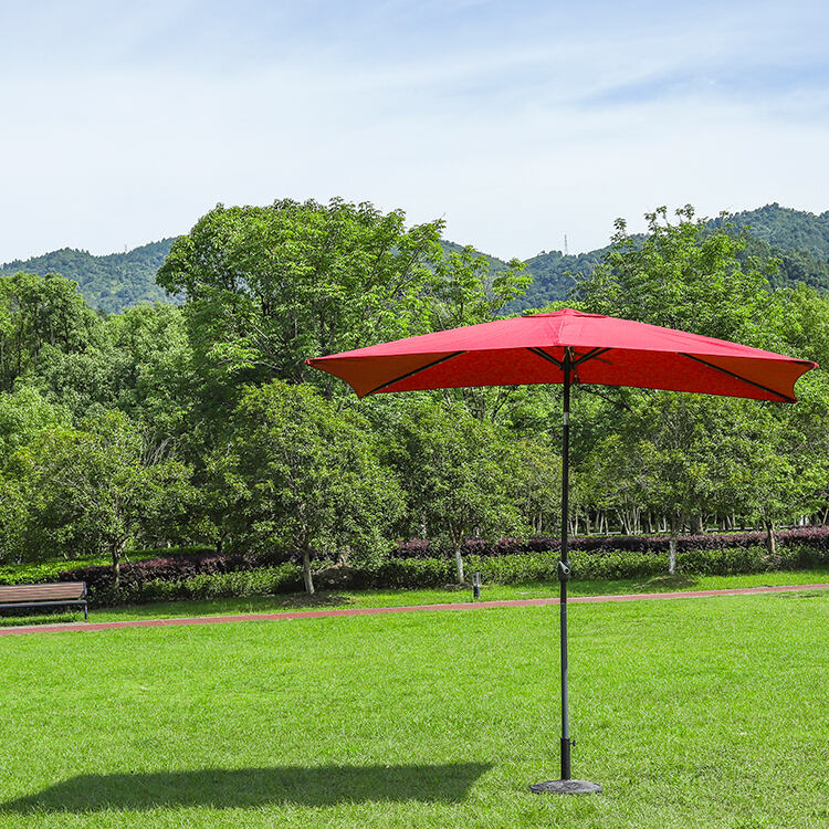 Outdoor Waterproof Garden Shaded Beach Parasol Restaurant Patio Pool Hot Sale Aluminum Alloy Big Umbrella supplier