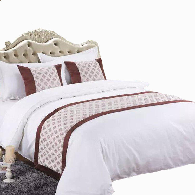 Luxury Hotel Linen King size 4Pcs bed sheet Bedding Set 100% Cotton