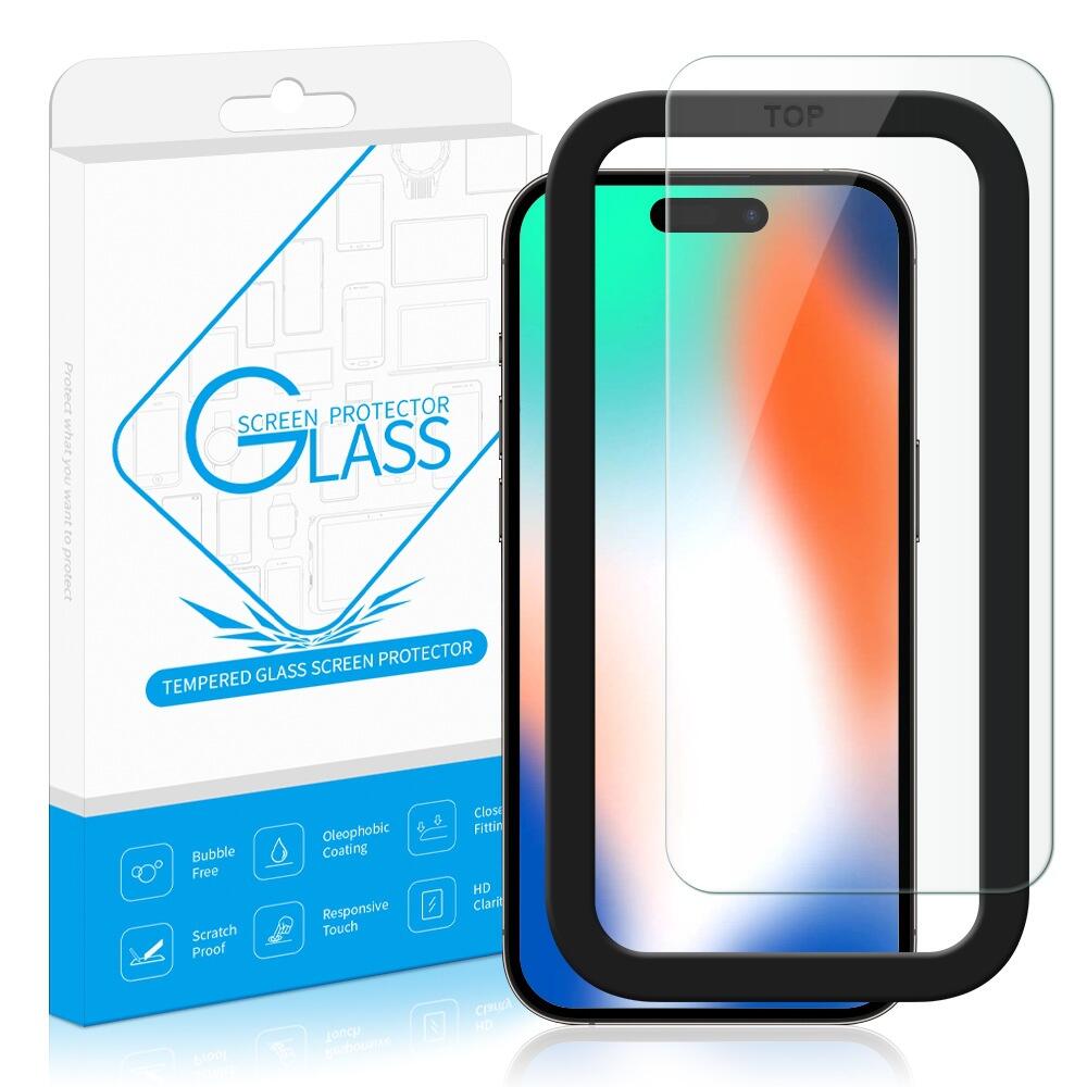 Laudtec GHM041 High Transparent 3D Curved Coverage Wholesale Price Screen Protector Full Glue For Iphone 15 Tempered Glass factory
