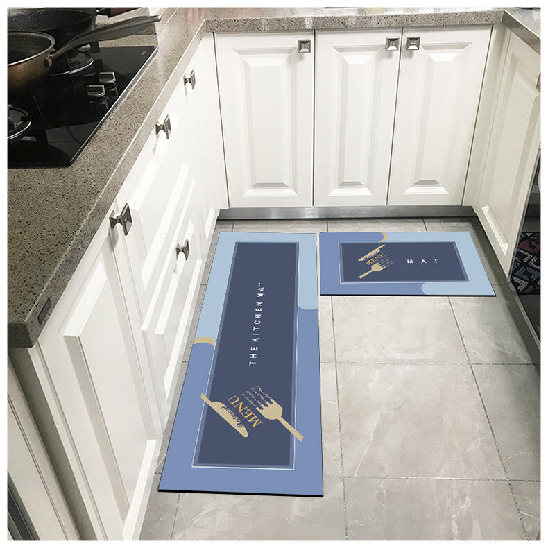 Custom Kitchen Mat Anti Fatigue Diatomite Bathroom Living Room Non Slip Kitchen Mat Anti-fatigue Kitchen Floor Mat supplier