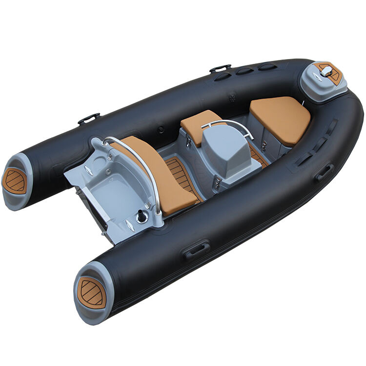 Bateau gonflable en aluminium de nervure de sauvetage de coque en V profond de bateau électrique de la CE 6 personnes de la RIB 360 pour l'océan avec l'usine de 30 HP