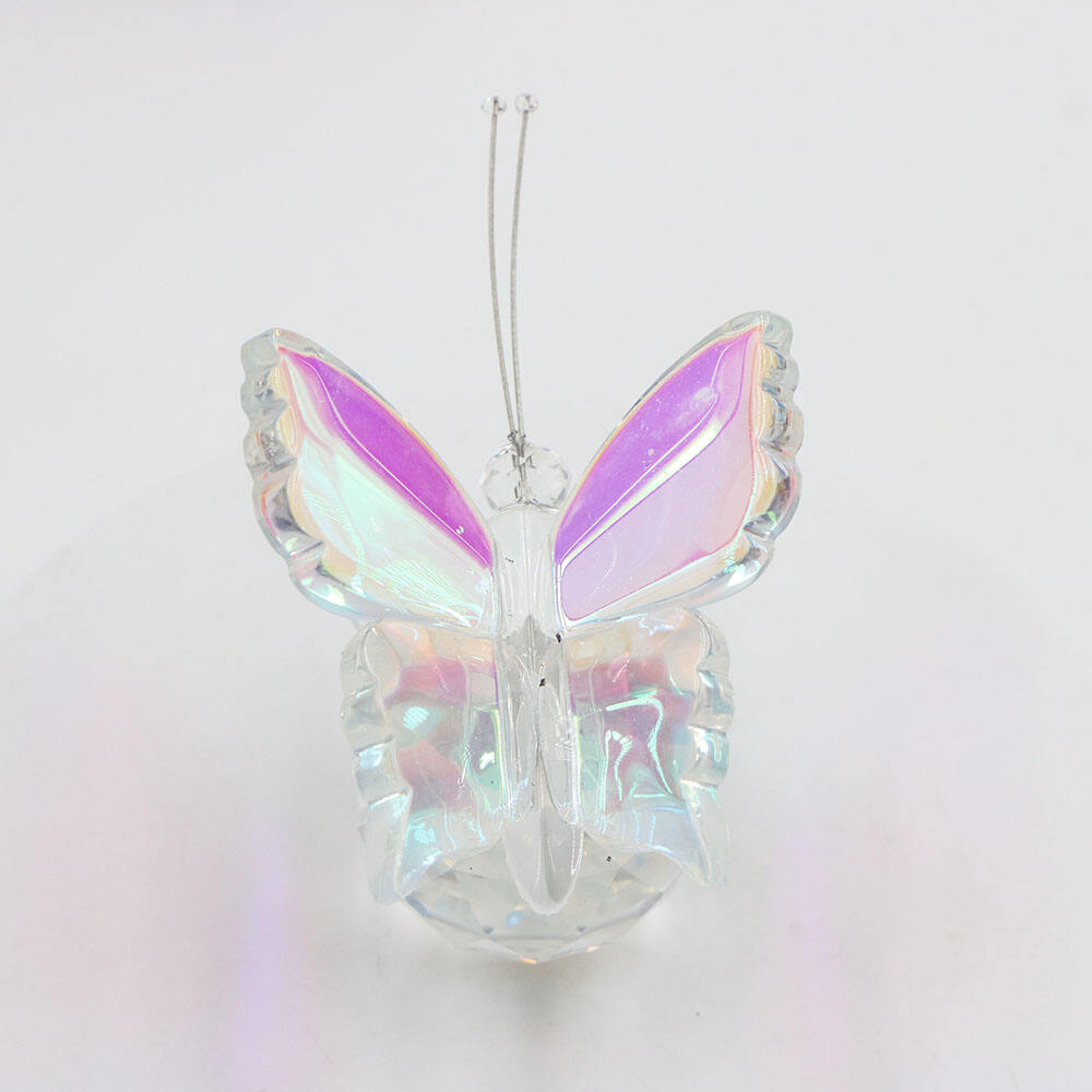 Factory Direct Sell  Murano Lampwork Handmade  Glass Crystal Butterfly Home Decoration Collection Arts Crafts details