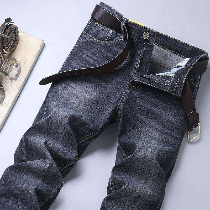 Cowboy Jean Pants Men's Stretch Jeans Slim Fit details