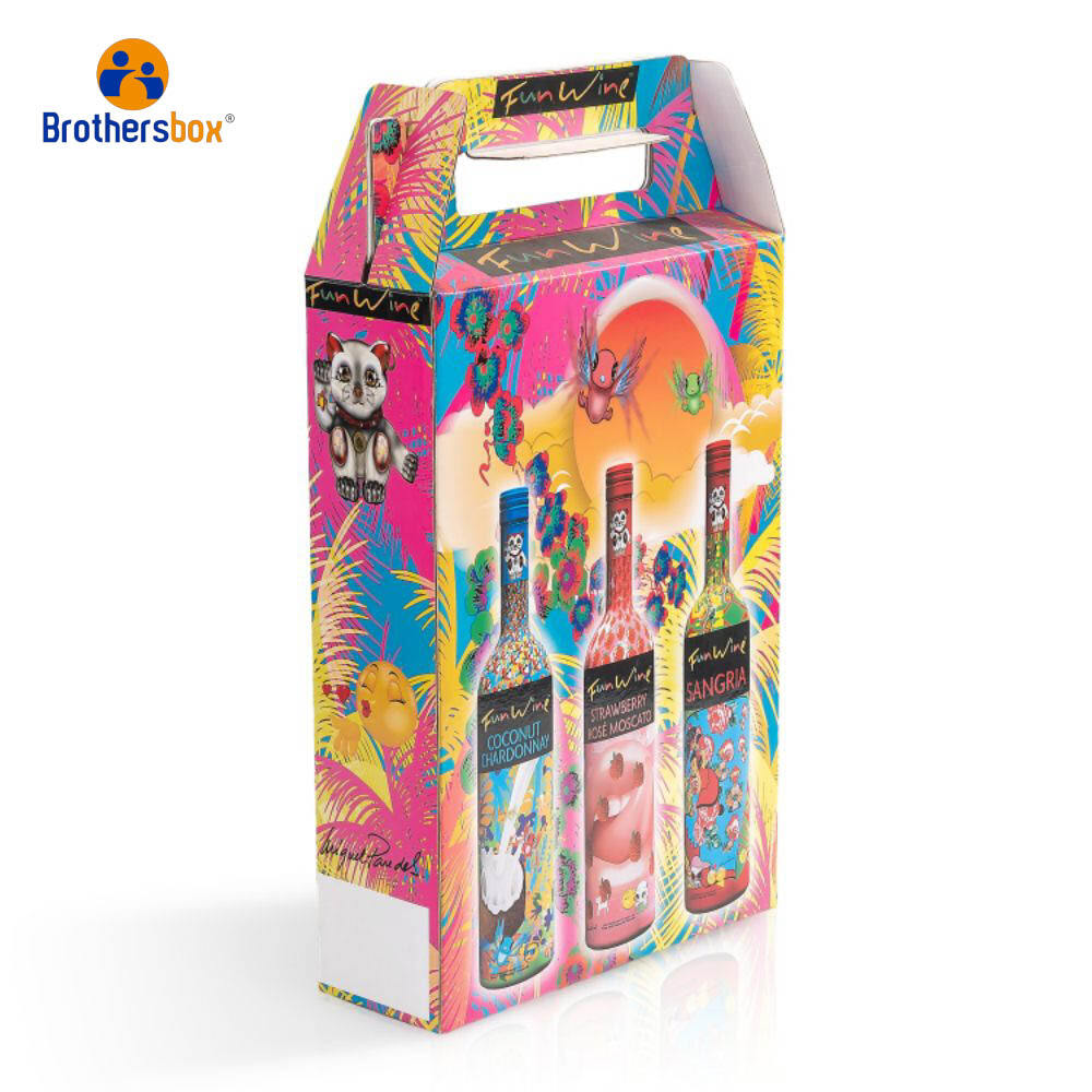 corrugated wine boxes