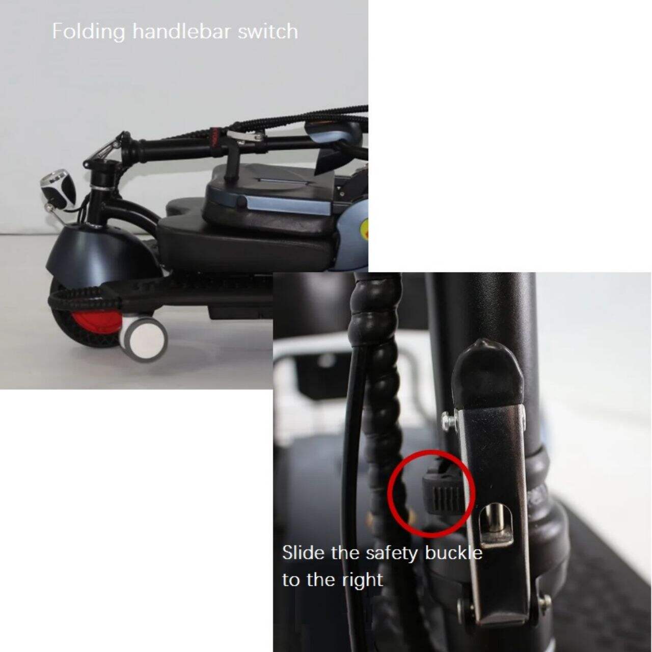 KSM-903 3 Wheel Intelligent Foldable Scooter Lithium Battery Mobility Adult Handicapped Tricycles Electric Scooter details