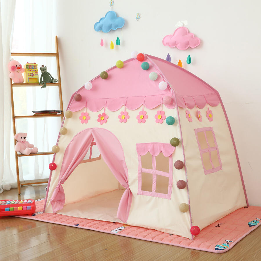 Kids Fairy Tale Play Tent For Girls Boys Princess Indoor Playhouse Castle Play Tents With Carry Bag details