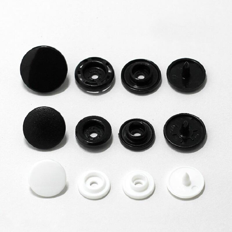 Plastic flatback colorful snap fastener press snap button for baby clothes