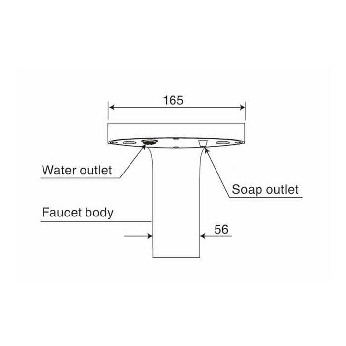 Automatic Sensor Tap with Integrated Soap Dispenser 2 in 1 Washroom Basin Sink Faucet supplier