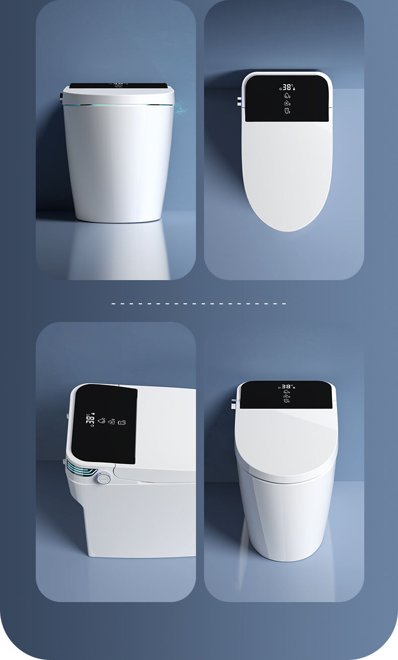 High Quality Automatic Sanitary Ware Intelligent Toilet Bowl Electric One Piece Tankless Bathroom Wc Intelligent Smart Toilet details